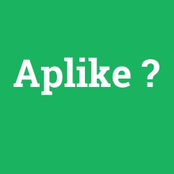 Aplike