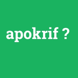 apokrif