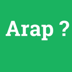 Arap