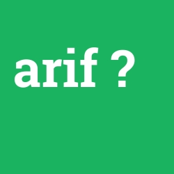arif
