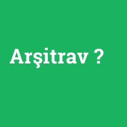 Arşitrav