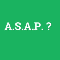 A.S.A.P. foto galeri