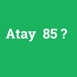 Atay 85 foto galeri