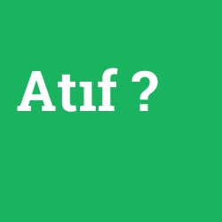 Atıf