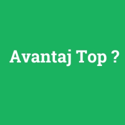 Avantaj Top foto galeri
