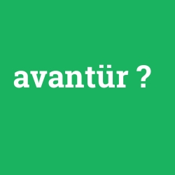 avantür