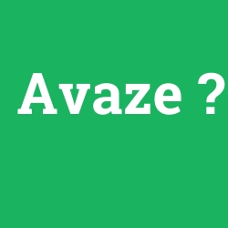 Avaze foto galeri