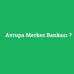 Avrupa Merkez Bankası foto galeri