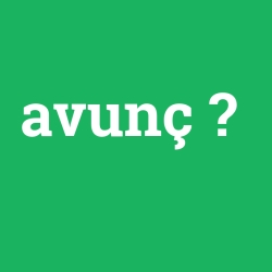 avunç