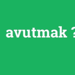 avutmak