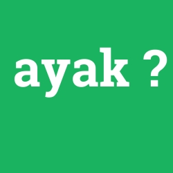 ayak