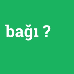 bağı