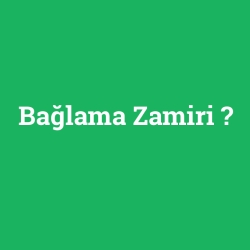 Bağlama Zamiri