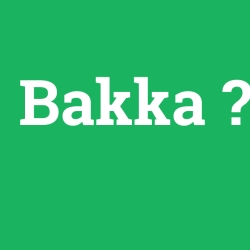 Bakka