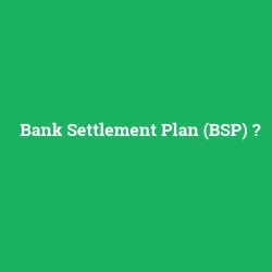 Bank Settlement Plan (BSP) foto galeri