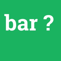 bar