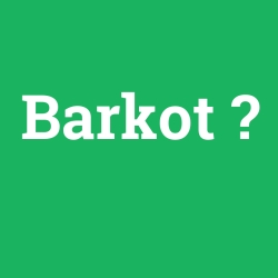 Barkot foto galeri