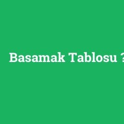 Basamak Tablosu foto galeri