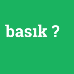 basık