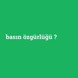basın özgürlüğü foto galeri