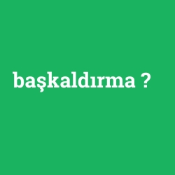 başkaldırma
