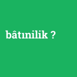 bâtınilik