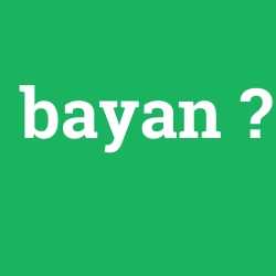 bayan