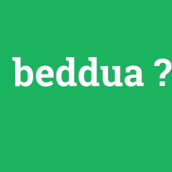 beddua