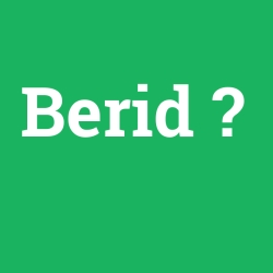 Berid