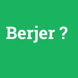 Berjer