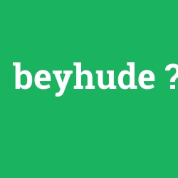 beyhude