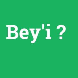 Bey'i