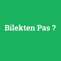 Bilekten Pas foto galeri