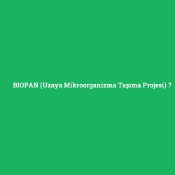 BIOPAN (Uzaya Mikroorganizma Taşıma Projesi) foto galeri