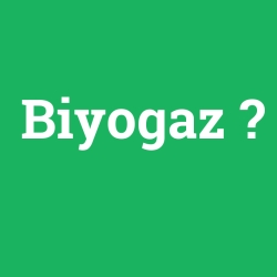 Biyogaz