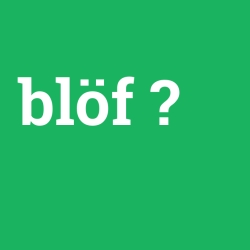 blöf foto galeri