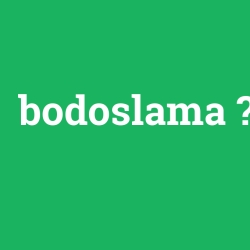 bodoslama