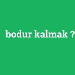 bodur kalmak foto galeri