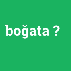 boğata