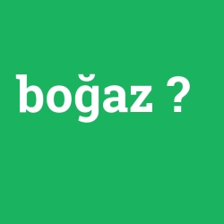 boğaz