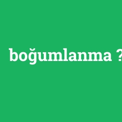 boğumlanma