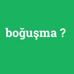 boğuşma