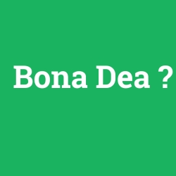 Bona Dea