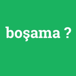 boşama