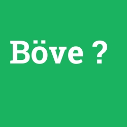 Böve