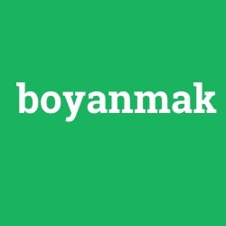 boyanmak