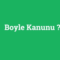 Boyle Kanunu