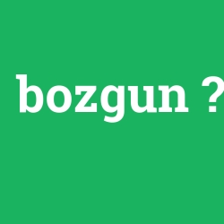 bozgun foto galeri