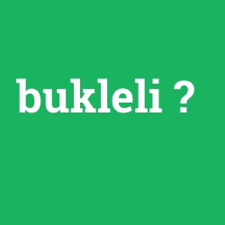 bukleli
