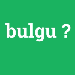 bulgu